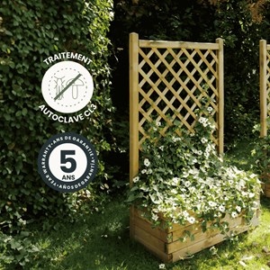 Bac à fleurs libre grand volume