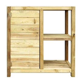 Table de rempotage - étagère et porte