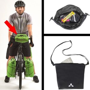 Sacoche guidon vélo vaude aqua box ligh