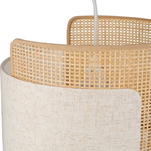 Suspension lin et bambou