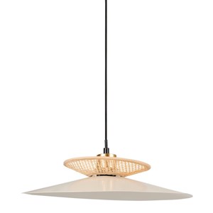 Suspension métal et bambou