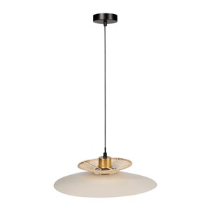 Suspension métal et bambou