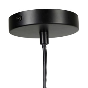 Suspension métal et bambou