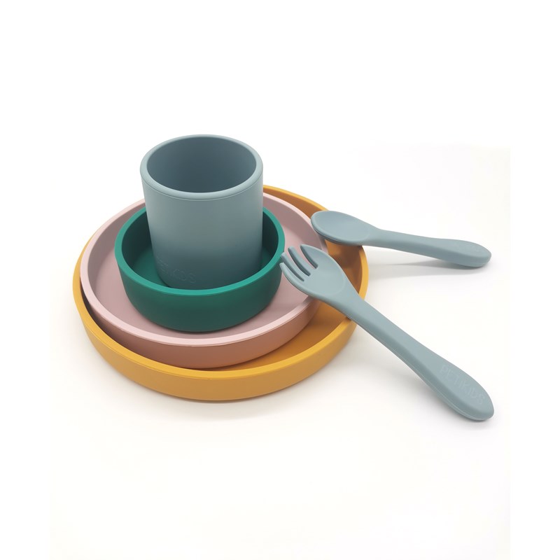 Coffret repas silicone (6 pièces)