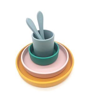 Coffret repas silicone (6 pièces)