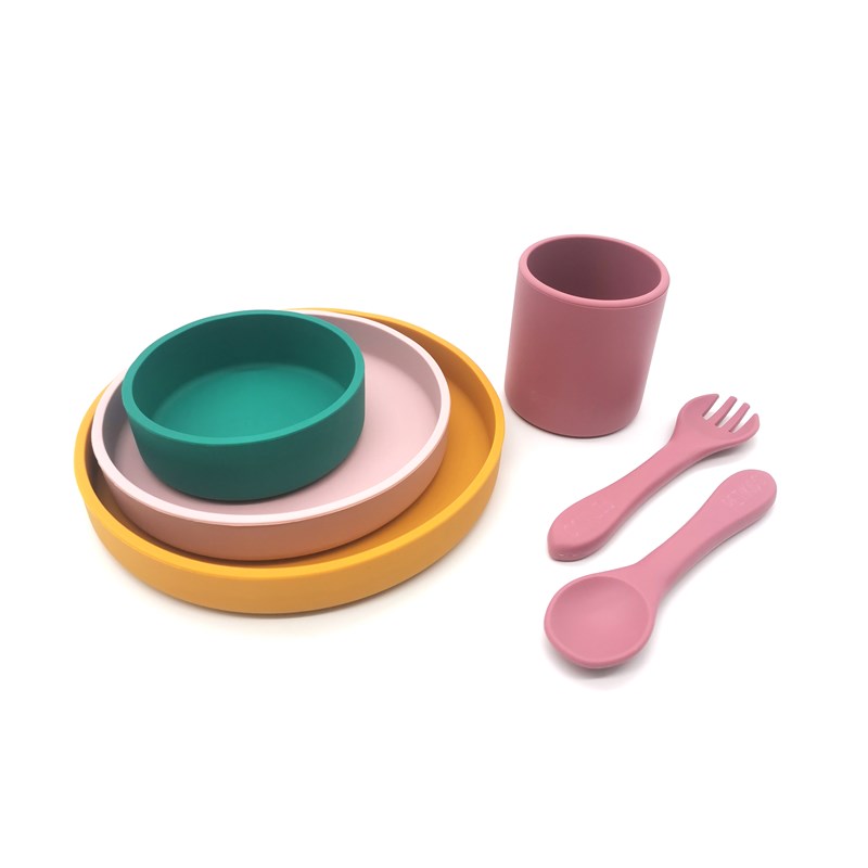 Coffret repas silicone (6 pièces)
