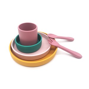 Coffret repas silicone (6 pièces)