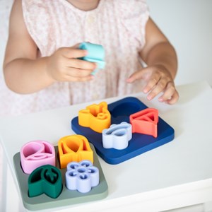 Puzzle en silicone - les fleurs