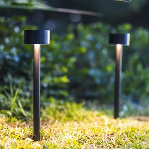 2 balises solaires à piquer noir forty