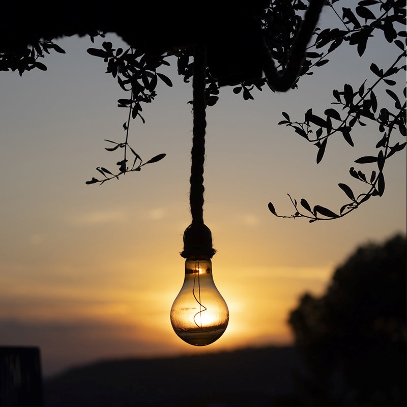 Suspension solaire beige cordy