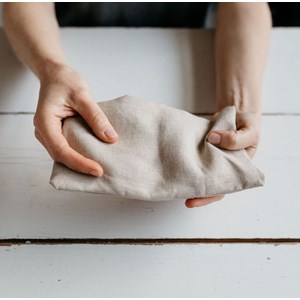 Petite bouillotte graines de lin nature