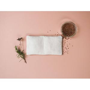 Petite bouillotte graines de lin nature
