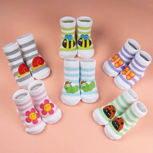 Lot de 3 paires de chaussettes rayées