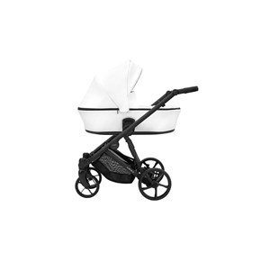 Poussette arizo 12 white eco cadre noir