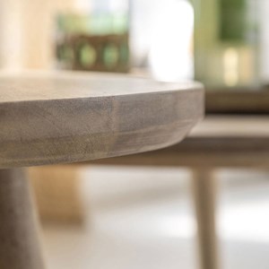 Table basse gigogne en bois de manguier