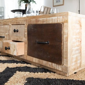 Table basse en bois de manguier pio