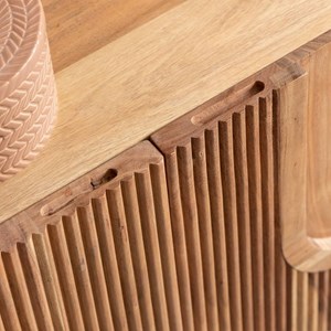 Meuble tv en bois d'acacia tilio