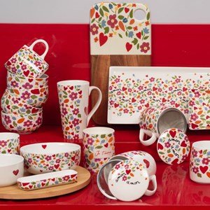 Plateau tournant apéritif 4 bols amor