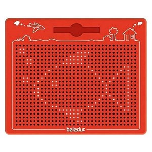 Tablette a dessins magnetique - rouge