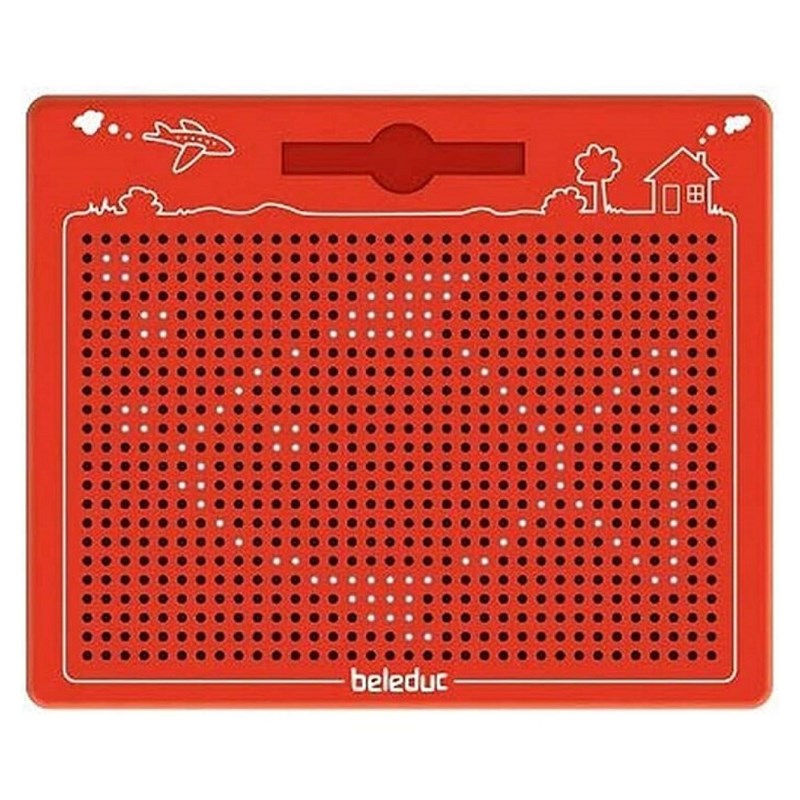 Tablette a dessins magnetique - rouge