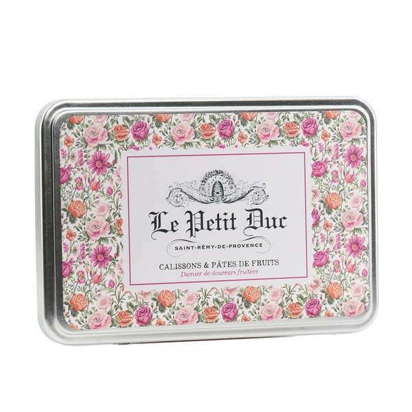 Damier de calissons et pâtes de fruits