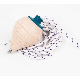 Me and mine toupie à ficelle  bleue - b