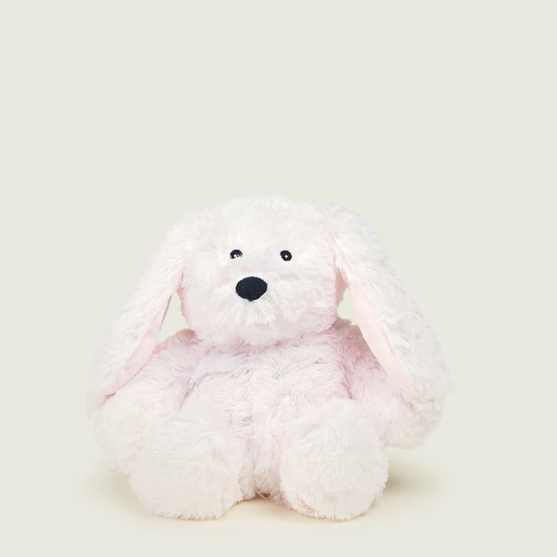 Peluche bouillotte lapin rose warmies