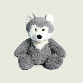 Peluche bouillotte loup warmies