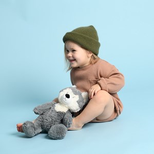 Peluche bouillotte loup warmies