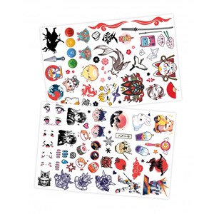 75 tattoos lavables manga kawaï