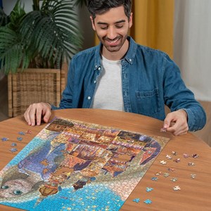 Puzzle raiponce châteaux disney 1000 pi