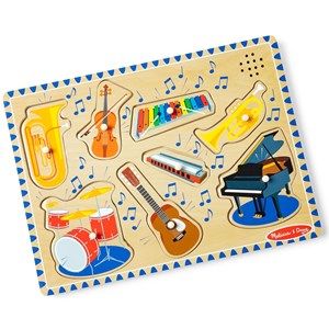 Puzzle sonore instruments musicaux