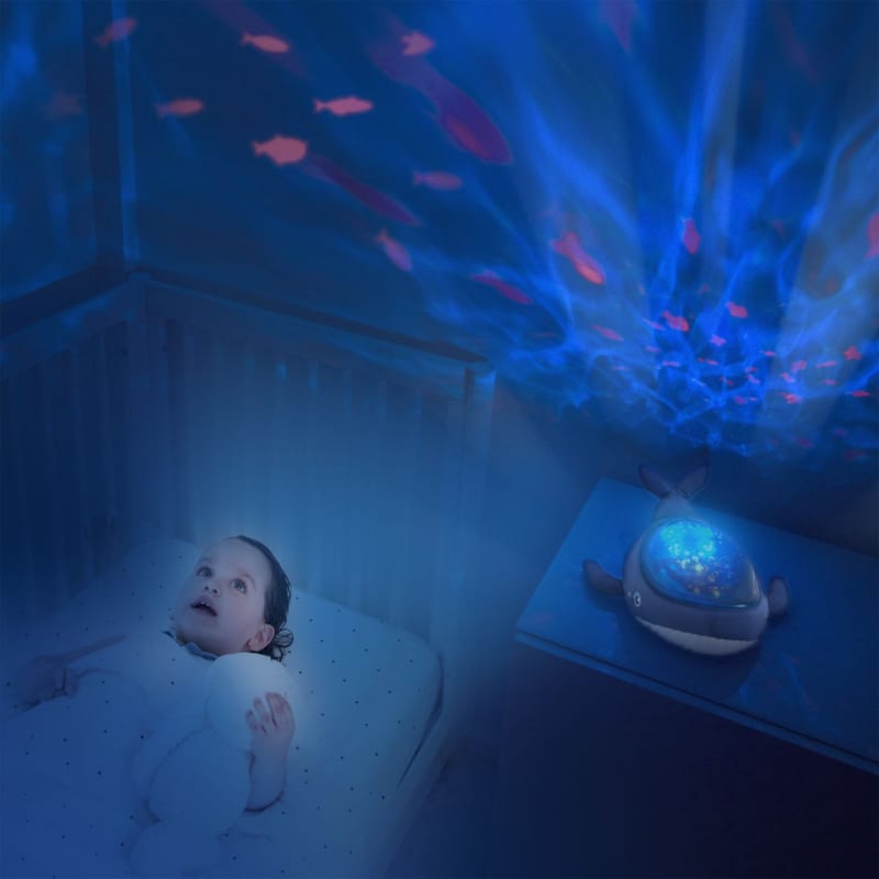 Veilleuse projecteur baleine aqua dream (Pabobo) - Image 3
