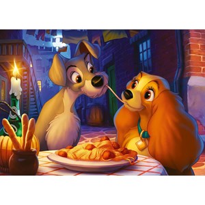 Puzzle la belle et le clochard 1000 piè