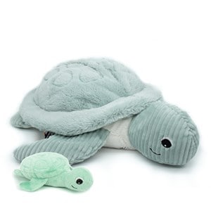 Peluche tortue géante maman et son béb