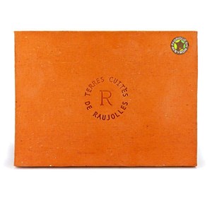 Pierre à pizza rectangle en terre cuite