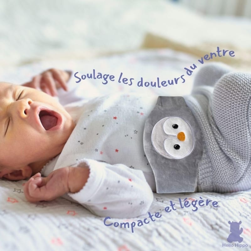 Bouillotte noyaux de cerise bébé (pinguoin) (Hello Hippo) - Image 2