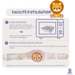 Hello hippo - bouillotte (lion)