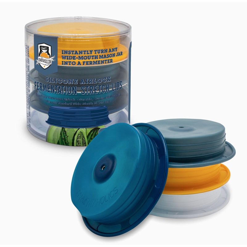Couvercles étirables de fermentation