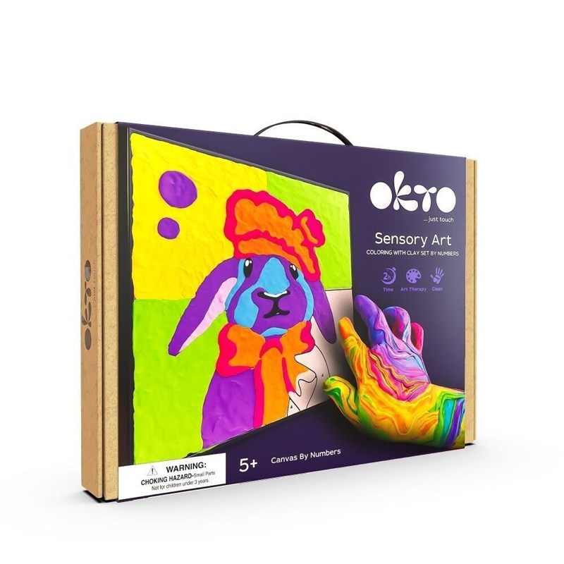 Okto clay diy 3d artwork avec de