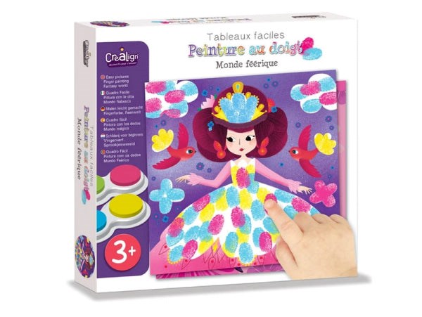 Coffret de peinture au doigt