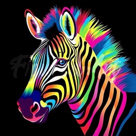 Mini diamond painting 25x25cm av