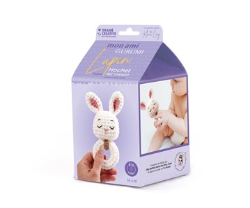 Kit mon amigurumi lapin hochet