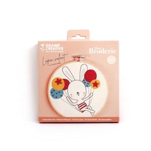 Kit broderie partielle lapin vol