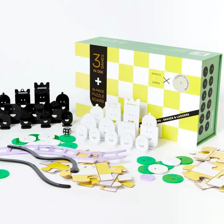 Ensemble de jeu 3 en 1 échecs