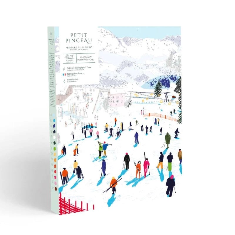 Coffret peinture au numéro ski