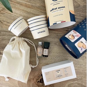 Coffret savon diy mandarine