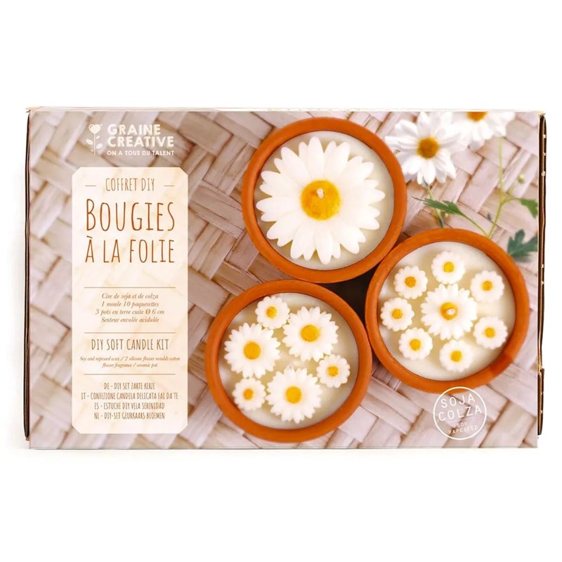 Kit bougie diy graine créative