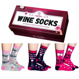 Wine socks 3 paires de chaussett