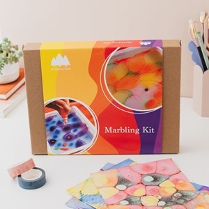 Kit de peinture marbrée  imprime